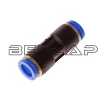 Соединитель трубки ПВХ,полиамид d=8мм прямой, PUC08, NO NAME
