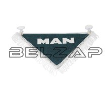 Вымпел MAN с бахромой на 2-х присосках АВТОРЕАЛ