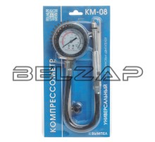 Компрессометр бензин резьбовой 0-1.6МПа 0-16кг/куб.см М14х1.25мм, W-KM08, ОРИОН